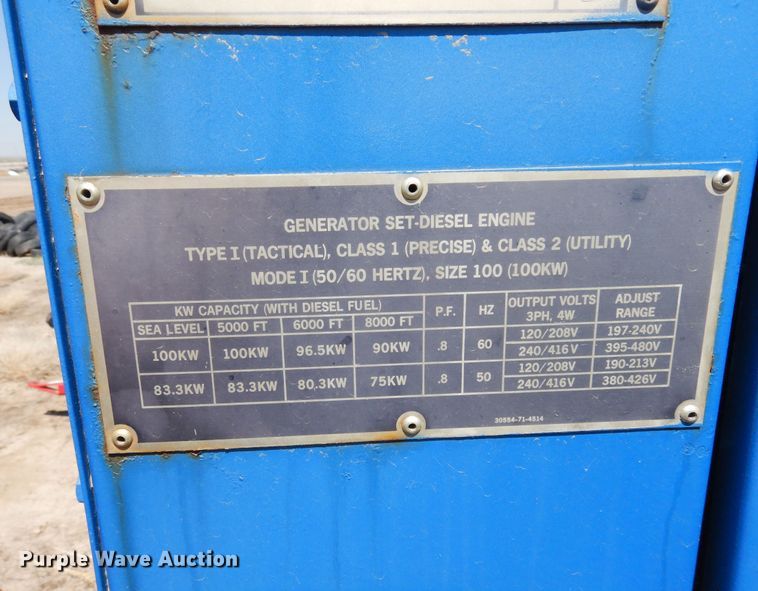 image for item DR1180 Lobby Welding Co MEP007B  generator