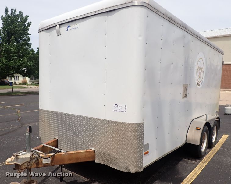image for item DS7069 2004 Pace American JT714TA2  enclosed cargo trailer
