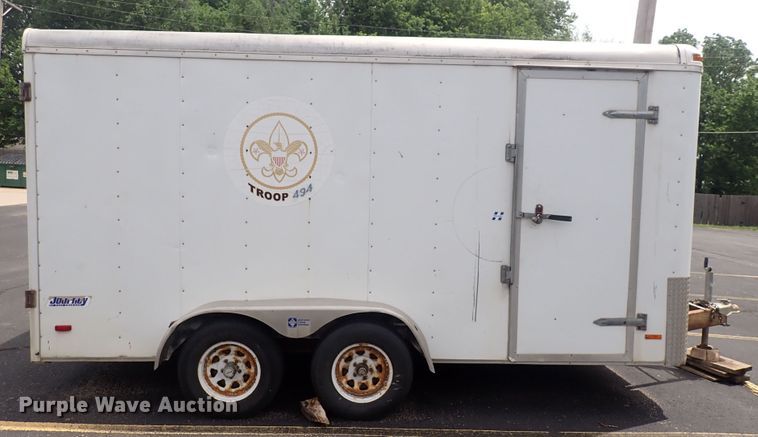 image for item DS7069 2004 Pace American JT714TA2  enclosed cargo trailer