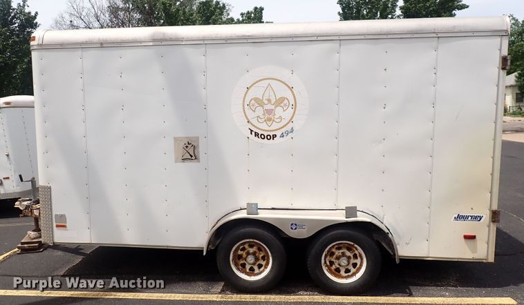 image for item DS7069 2004 Pace American JT714TA2  enclosed cargo trailer
