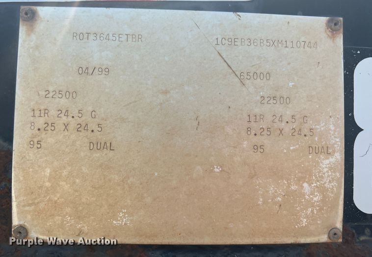 image for item HL9002 1999 Clement  container trailer