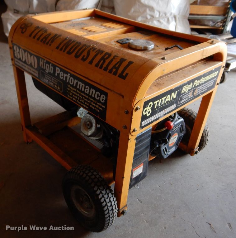 image for item JH9777 Titan 8000  generator