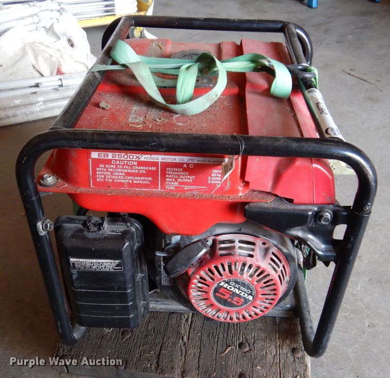 image for item JH9778 Honda EB2500X  generator