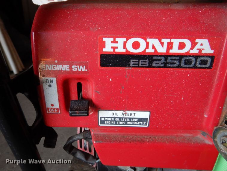 image for item JH9778 Honda EB2500X  generator