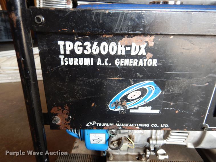 image for item JH9779 Tsurumi TPG3600-DX  generator