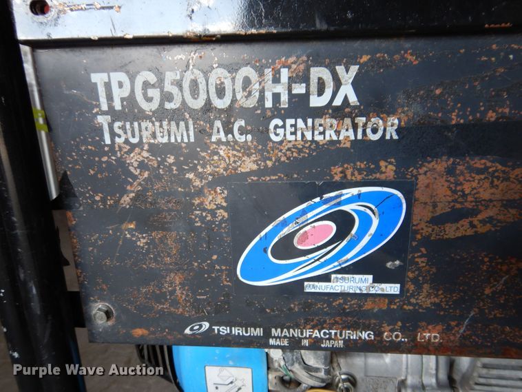 image for item JH9780 Tsurumi TPG5000H-DX  generator