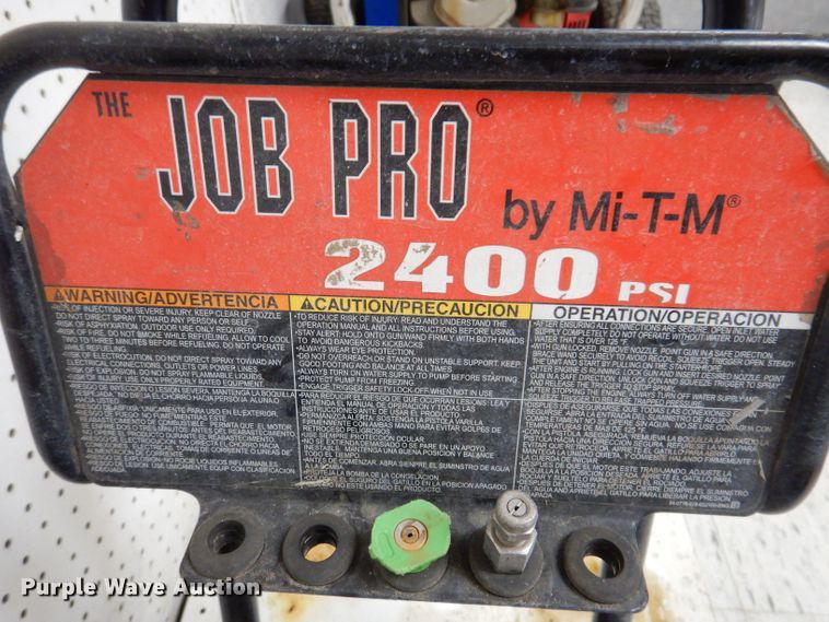 image for item JH9808 Job Pro JP240  pressure washer