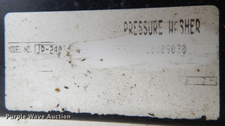 image for item JH9808 Job Pro JP240  pressure washer