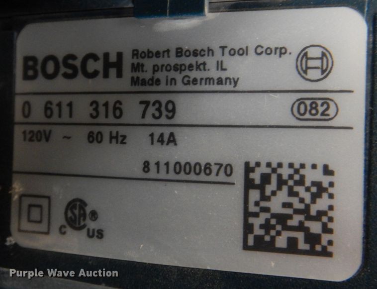 image for item JH9811 Bosch 11316EVS  demolition hammer