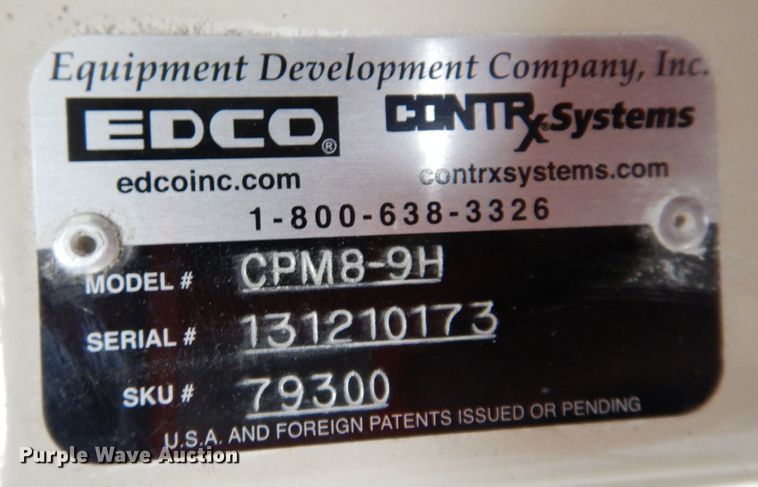 image for item JH9818 Edco CPM8-9H  9" concrete scarifier