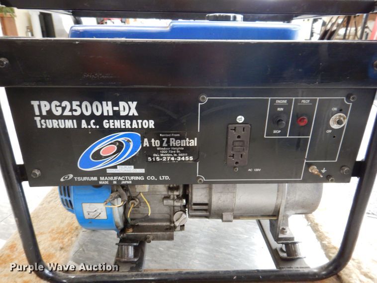 image for item JH9820 Tsurumi TPG2500H-DX  generator