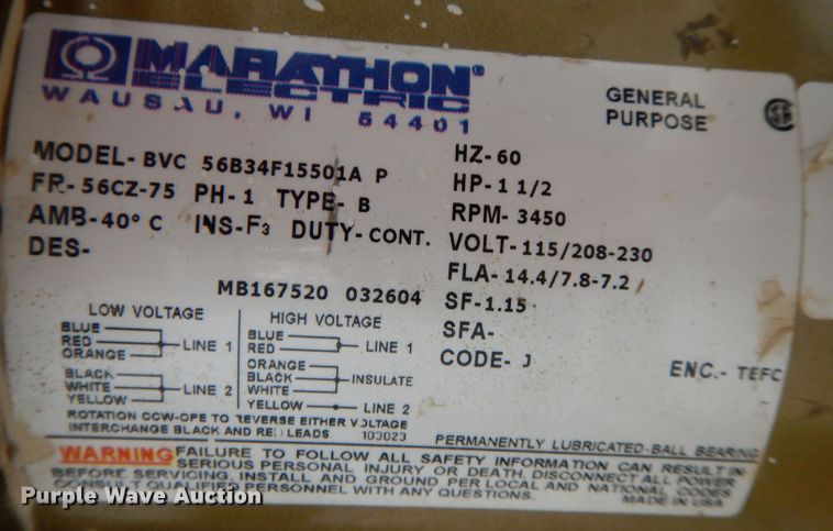 image for item JH9828 2004 Cherryhill Mfg.  14" floor sander