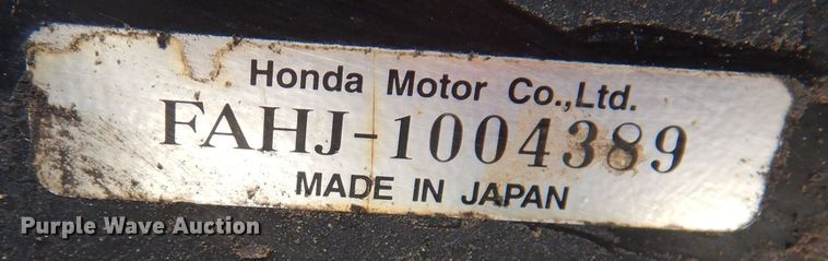 image for item JH9842 Honda FRC800  rear tine tiller