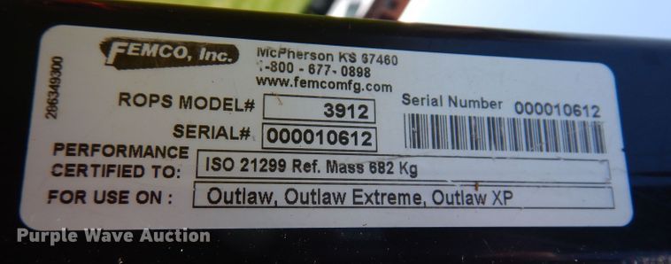 image for item JH9858 Bad Boy Outlaw XP  ZTR lawn mower