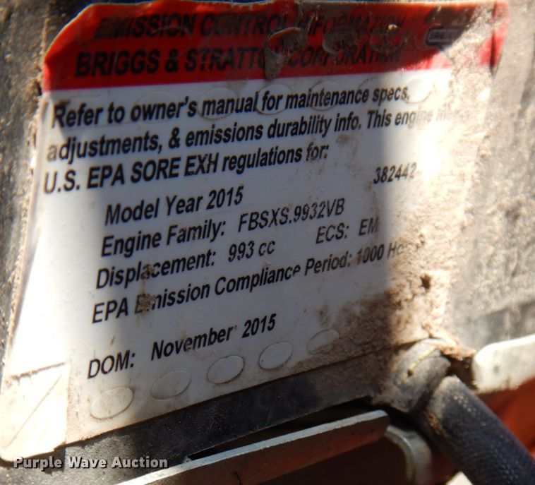 image for item JH9858 Bad Boy Outlaw XP  ZTR lawn mower