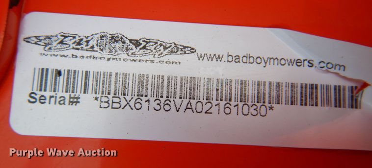 image for item JH9858 Bad Boy Outlaw XP  ZTR lawn mower