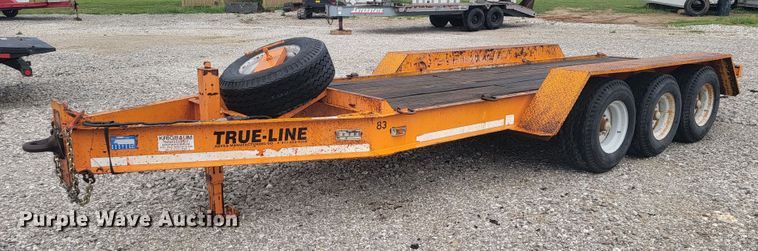 image for item JL9439 1994 True Line B18318P  equipment trailer