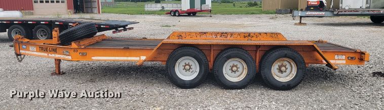 image for item JL9439 1994 True Line B18318P  equipment trailer
