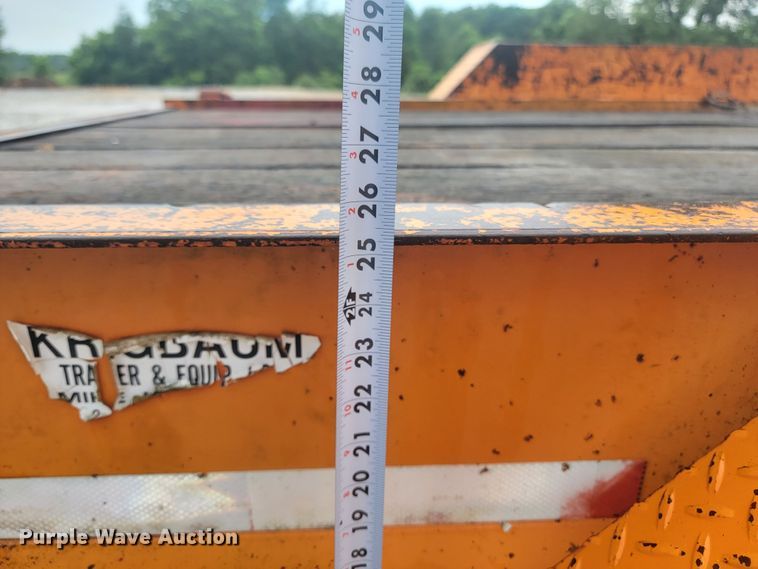 image for item JL9439 1994 True Line B18318P  equipment trailer