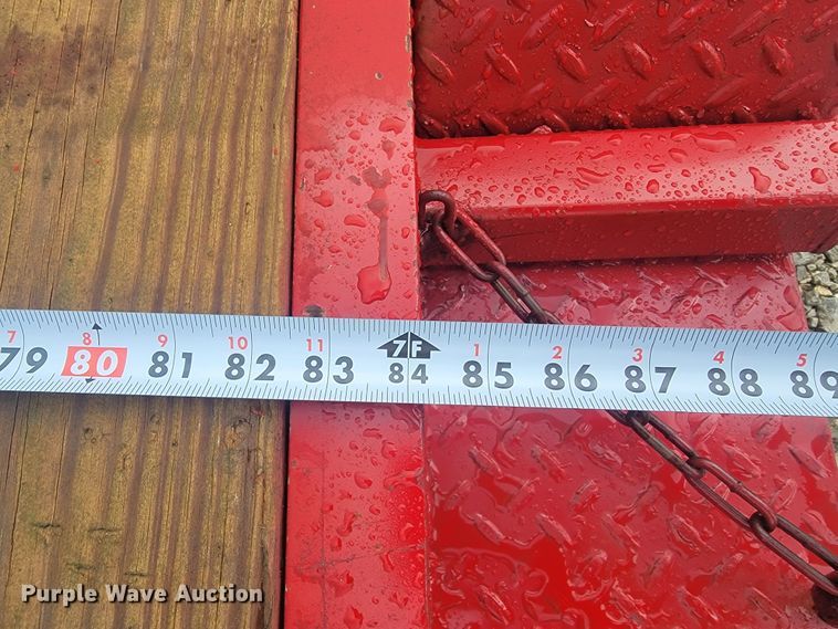 image for item JL9440 2000 Shop built  utility trailer