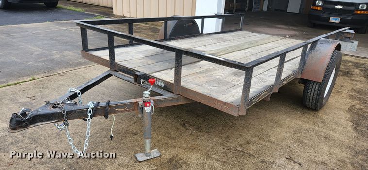 image for item JM9074 2001 Hog Wild Trailer Company  tilt deck utility trailer