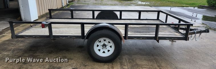 image for item JM9074 2001 Hog Wild Trailer Company  tilt deck utility trailer