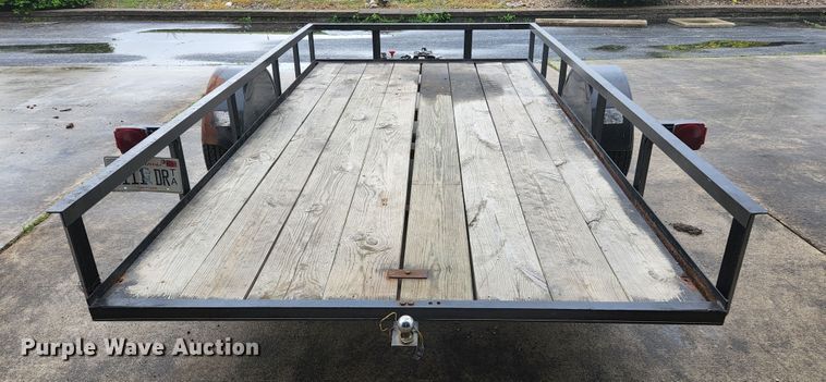 image for item JM9074 2001 Hog Wild Trailer Company  tilt deck utility trailer