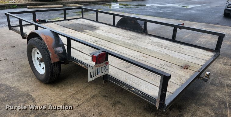 image for item JM9074 2001 Hog Wild Trailer Company  tilt deck utility trailer