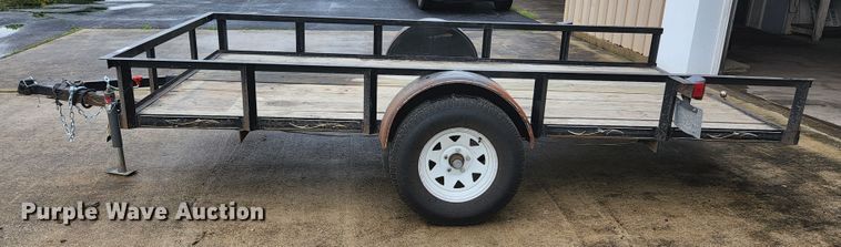 image for item JM9074 2001 Hog Wild Trailer Company  tilt deck utility trailer