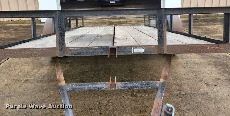 image for item JM9074 2001 Hog Wild Trailer Company  tilt deck utility trailer