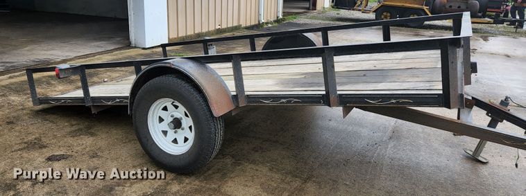 image for item JM9074 2001 Hog Wild Trailer Company  tilt deck utility trailer