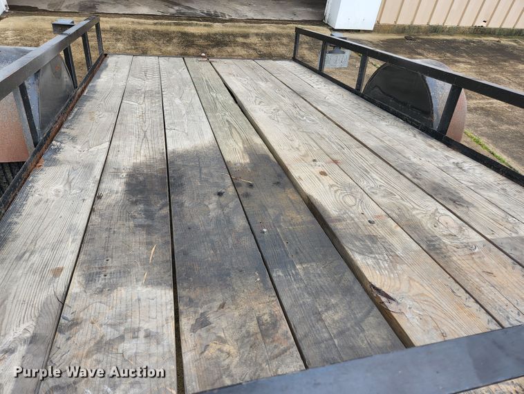 image for item JM9074 2001 Hog Wild Trailer Company  tilt deck utility trailer