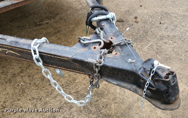 image for item JM9074 2001 Hog Wild Trailer Company  tilt deck utility trailer