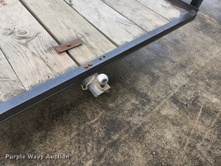 image for item JM9074 2001 Hog Wild Trailer Company  tilt deck utility trailer