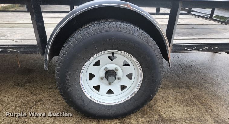 image for item JM9074 2001 Hog Wild Trailer Company  tilt deck utility trailer