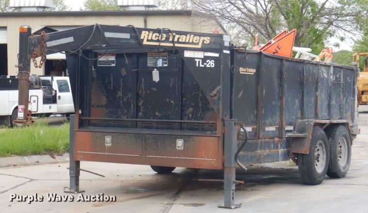 image for item JM9103 2009 Rice  dump trailer