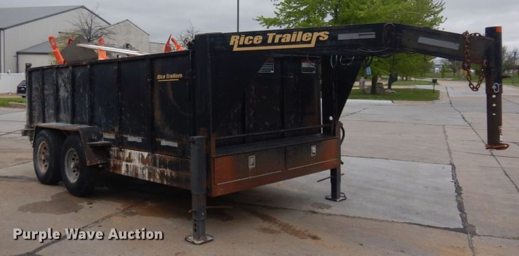 image for item JM9103 2009 Rice  dump trailer
