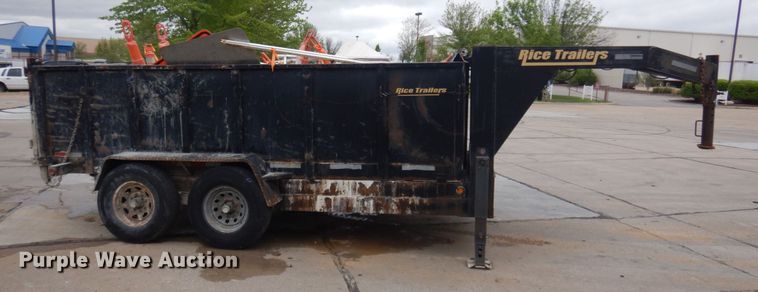 image for item JM9103 2009 Rice  dump trailer