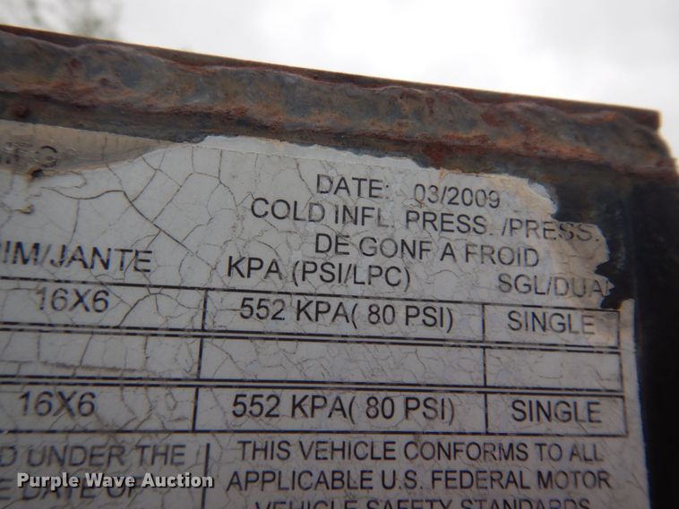 image for item JM9103 2009 Rice  dump trailer