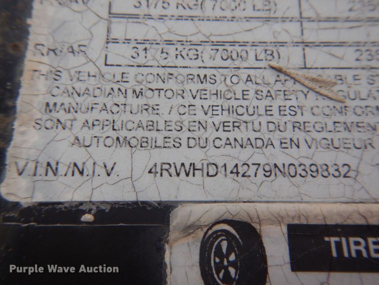 image for item JM9103 2009 Rice  dump trailer