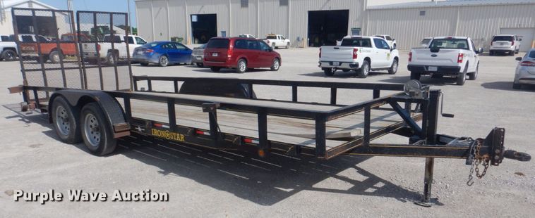 image for item KD9037 2019 Maxwell Ironstar  utility trailer