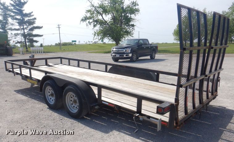 image for item KD9037 2019 Maxwell Ironstar  utility trailer