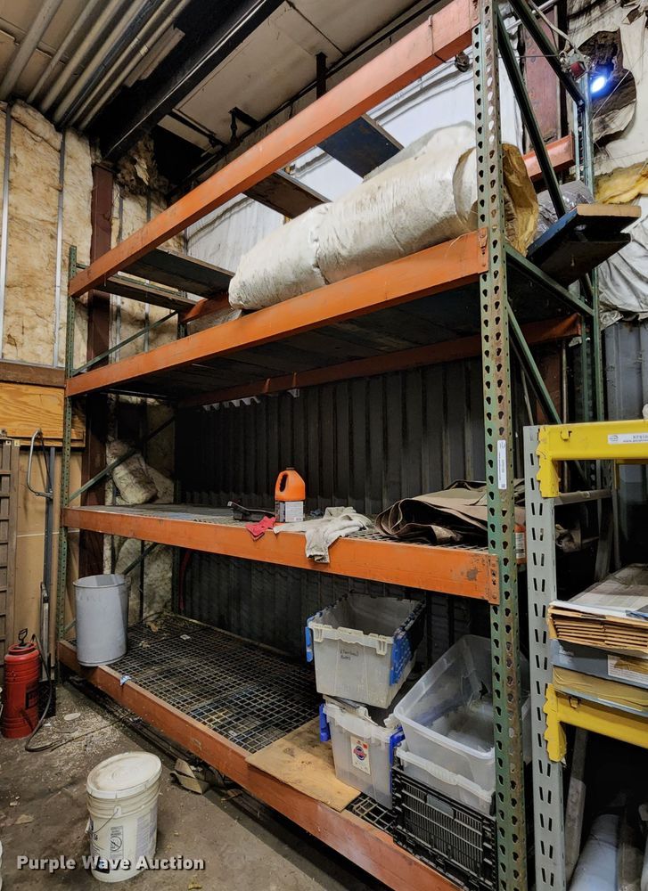 Pallet racking in Kansas City, MO Item KF9109 sold Purple Wave