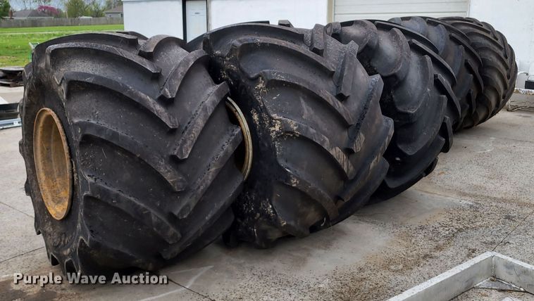 image for item KF9164 (6) 1000/50R25 tires and wheels