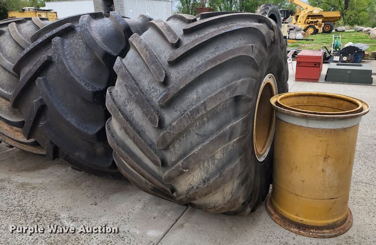 image for item KF9164 (6) 1000/50R25 tires and wheels