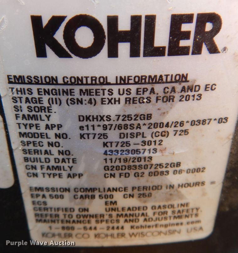 image for item KN9868 2014 Cub Cadet RZT-S  ZTR lawn mower