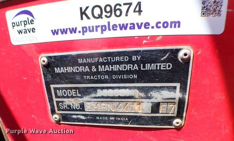 image for item KQ9674 2007 Mahindra 3525DI tractor