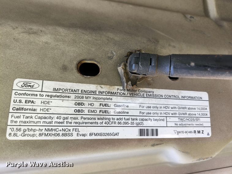 image for item KR9359 2008 Ford F550  dump truck