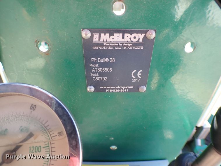 image for item MF9354 McElroy AT1816501  pipe fusion machine