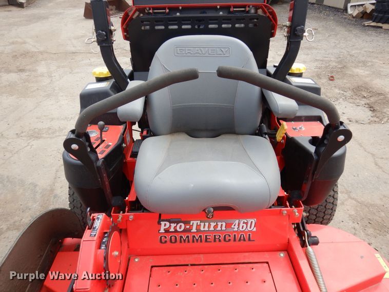 image for item MF9598 Gravely Pro Turn 460  ZTR lawn mower